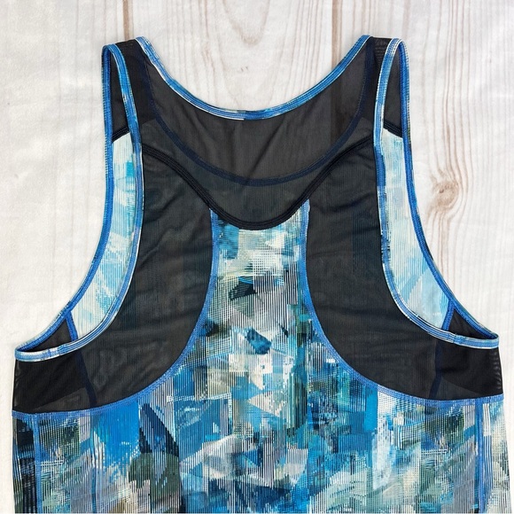 Lululemon Sculpt Tank II Sun Dazed Multi Blue Sz 6 - Picture 6 of 12